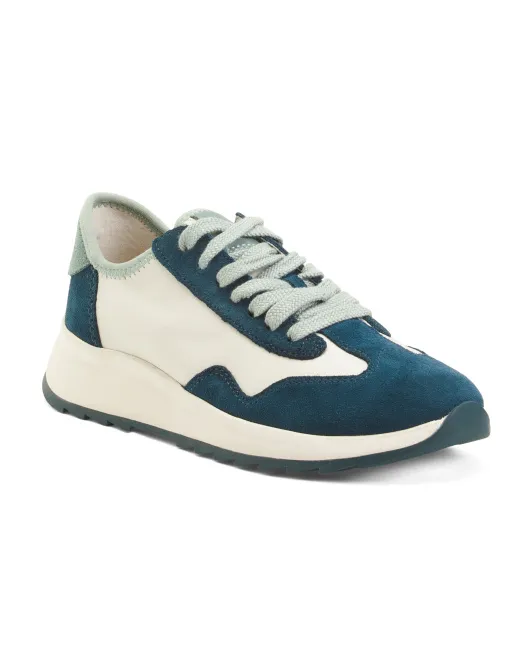 

Замшевые кроссовки Dashlite Lo Clarks, цвет Teal Combo
