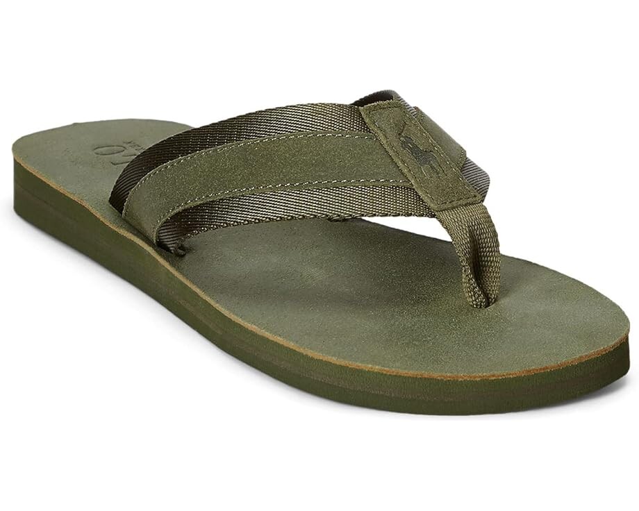 

Сандалии Polo Ralph Lauren Vintage Bolt Flip-Flop, цвет Dark Sage
