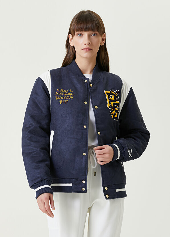 

Темно-синяя куртка varisty из коллаборации с staple varisty Puma, Синий