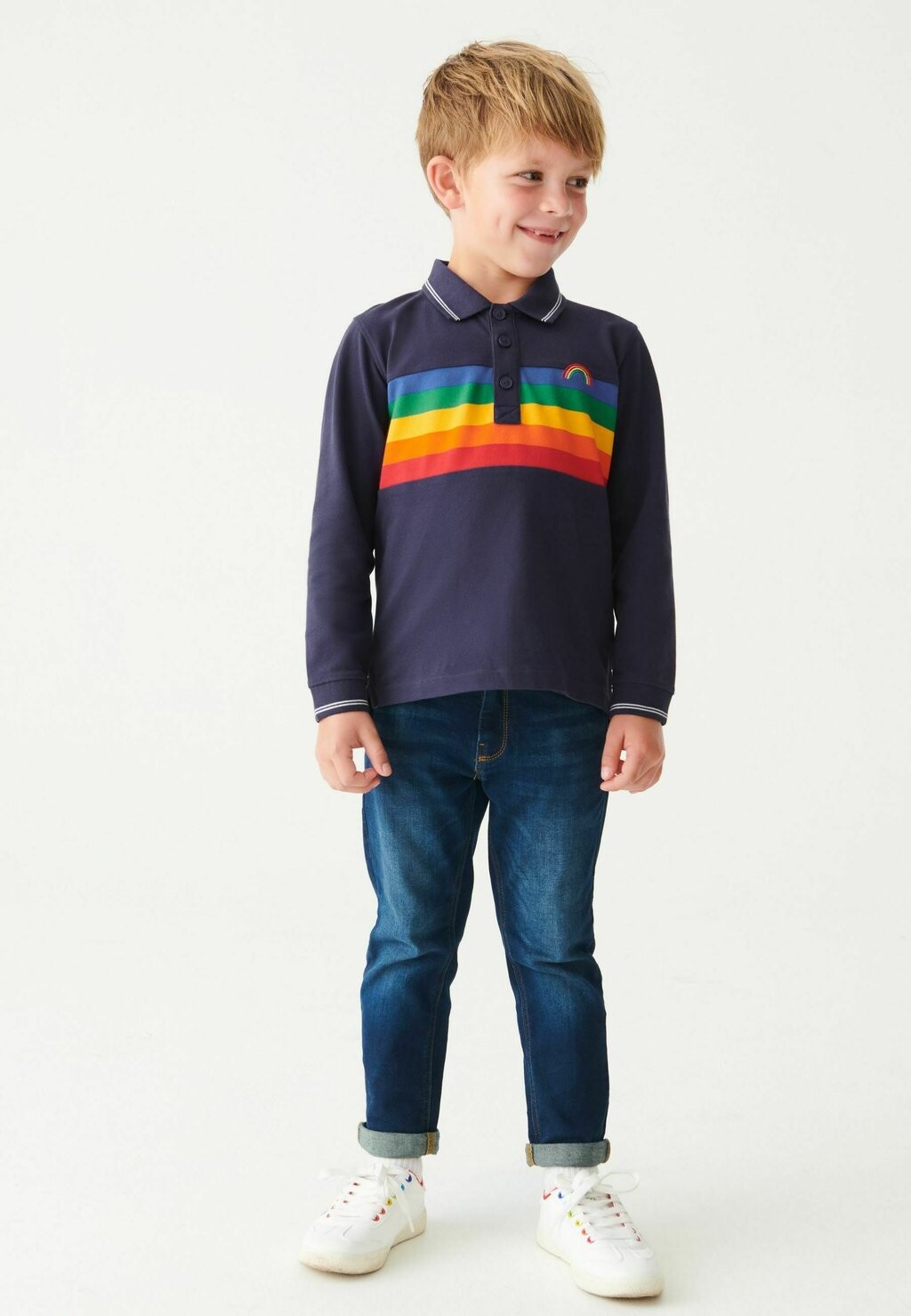 

Рубашка с длинным рукавом RAINBOW Little Bird, цвет navy