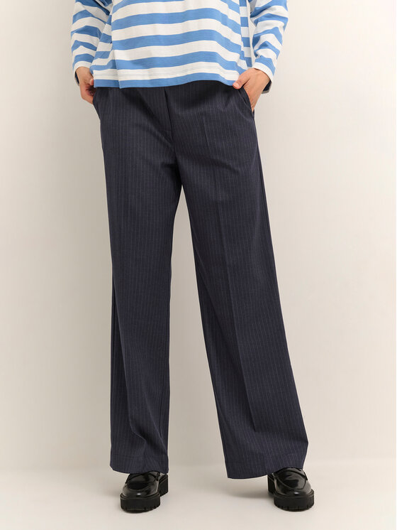 Тканевые брюки классического кроя Karen By Simonsen, серый рубашка классического кроя karen by simonsen белый