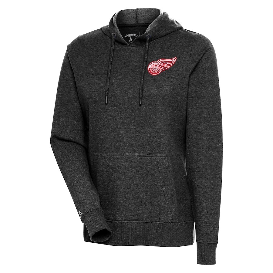 

Пуловер с капюшоном Antigua Detroit Red Wings, черный