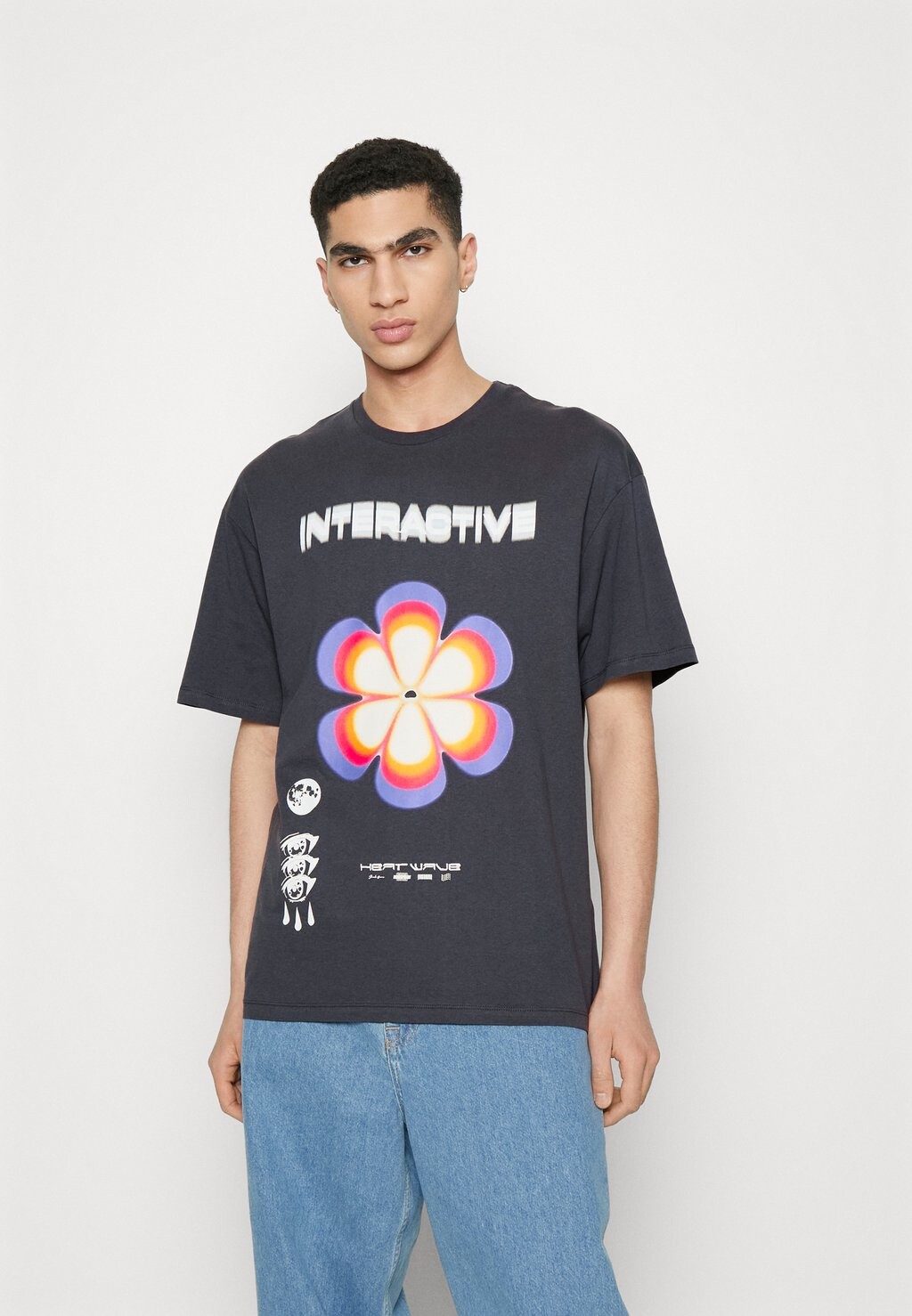 

Футболка с принтом Jack & Jones, синий