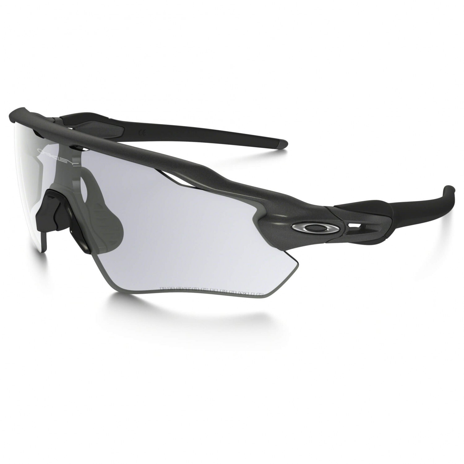 

Велосипедные очки Oakley Radar EV Path Clear Black Iridium Photocromatic S1, цвет Steel