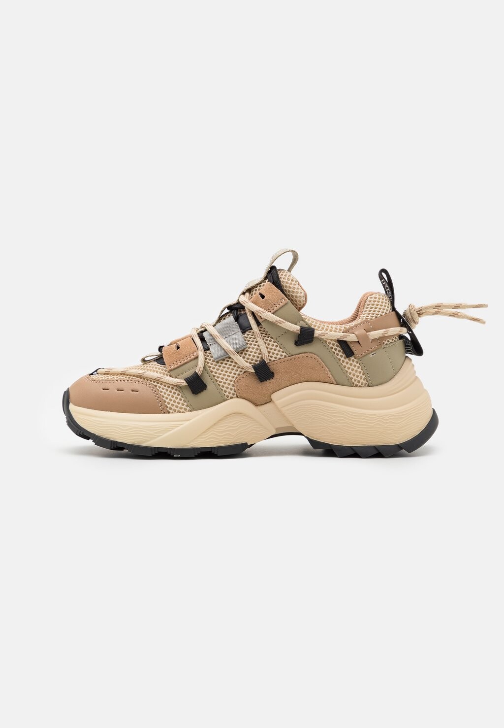 

Низкие кроссовки Tazmania Steve Madden, цвет khaki/black