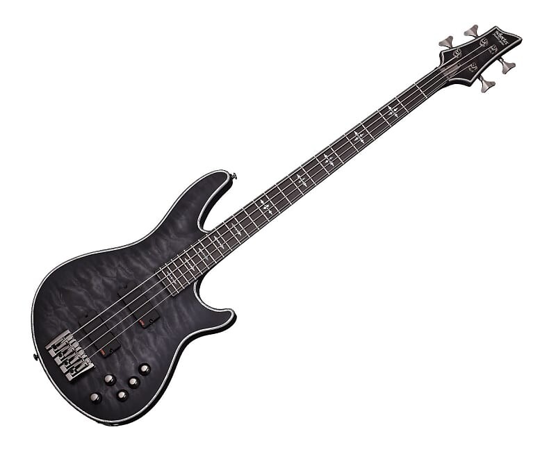 

Басс гитара Schecter Hellraiser Extreme-4 Bass Guitar - See-Thru Black Satin