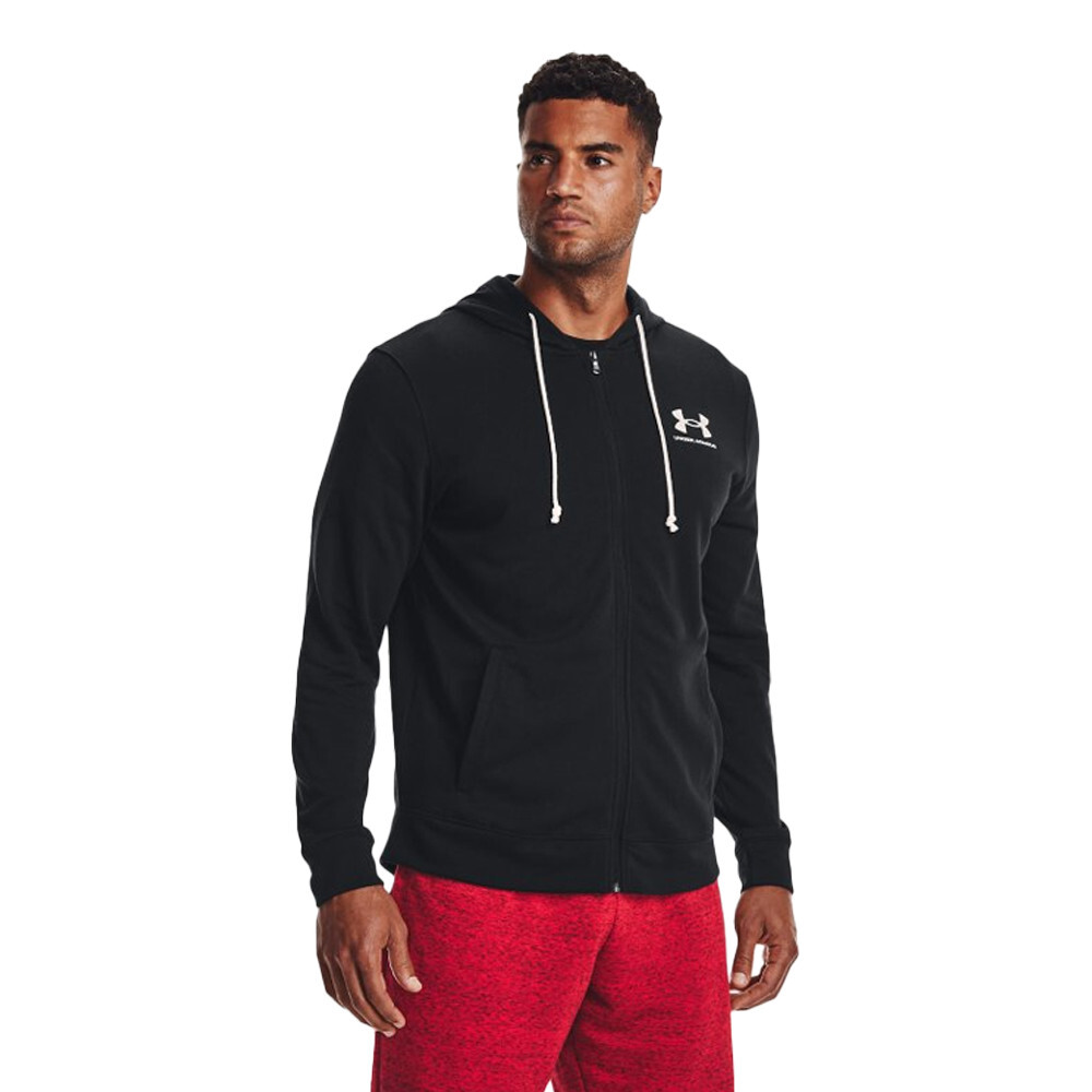 

Спортивный топ Under Armour Rival Terry Hooded, черный