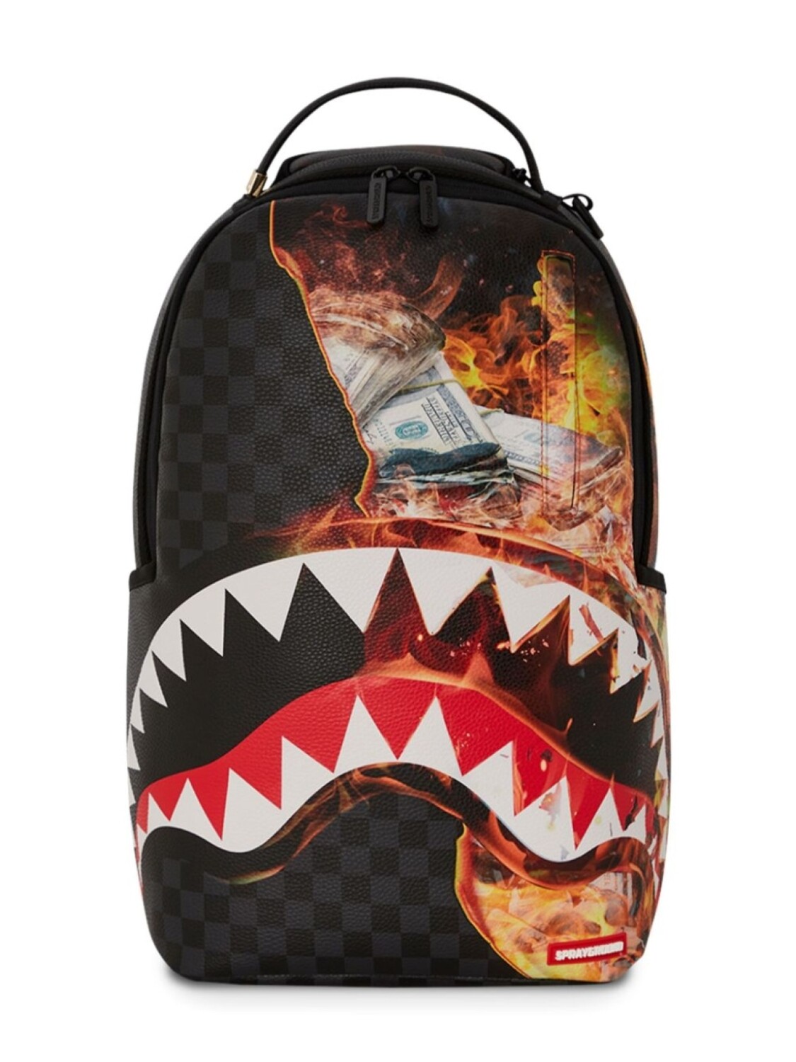

Рюкзак с микс-принтом Sprayground kid, черный