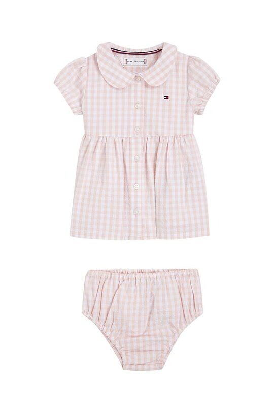 

Tommy Hilfiger Хлопковое детское платье, розовый