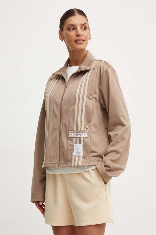 

Толстовка с спортивным верхом adidas Originals, коричневый