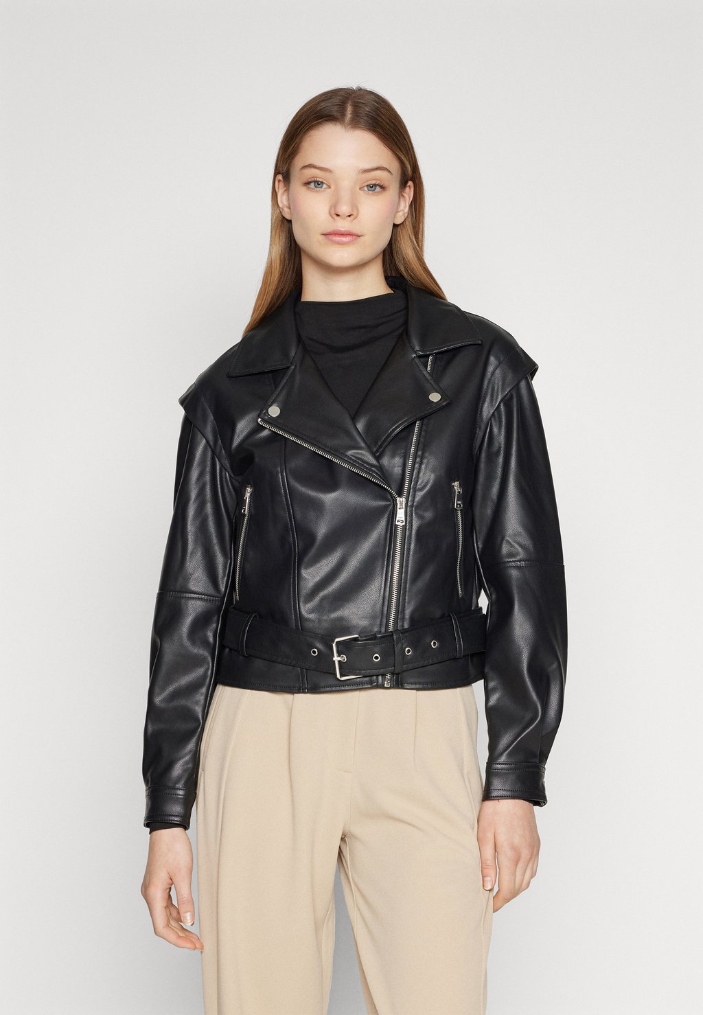 Куртка из искусственной кожи ONLRAVEN BIKER ONLY, цвет black