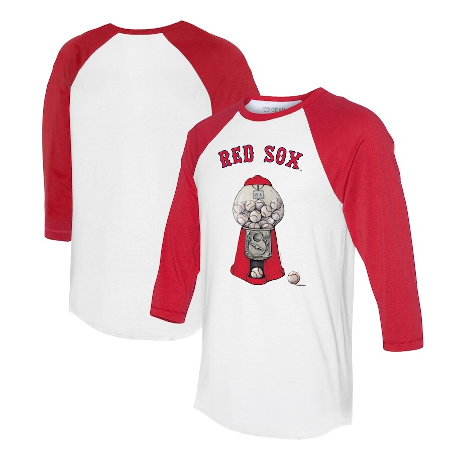 

Футболка с длинным рукавом Tiny Turnip Boston Red Sox, белый