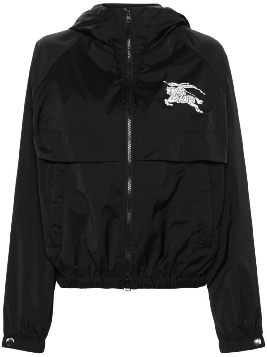 

Burberry куртка с капюшоном и логотипом Equestrian Knight, черный