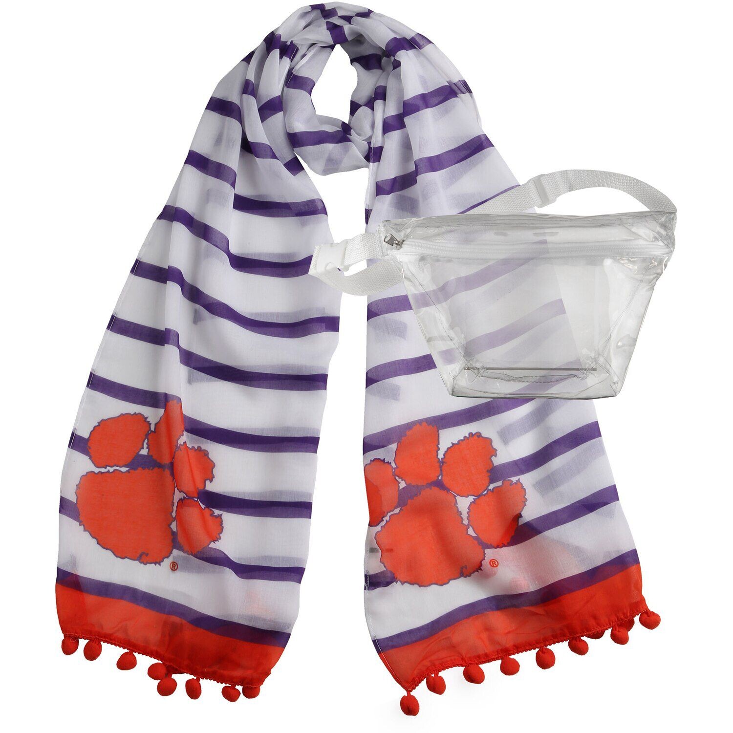 

Поясная сумка Clemson Tigers с шарфами