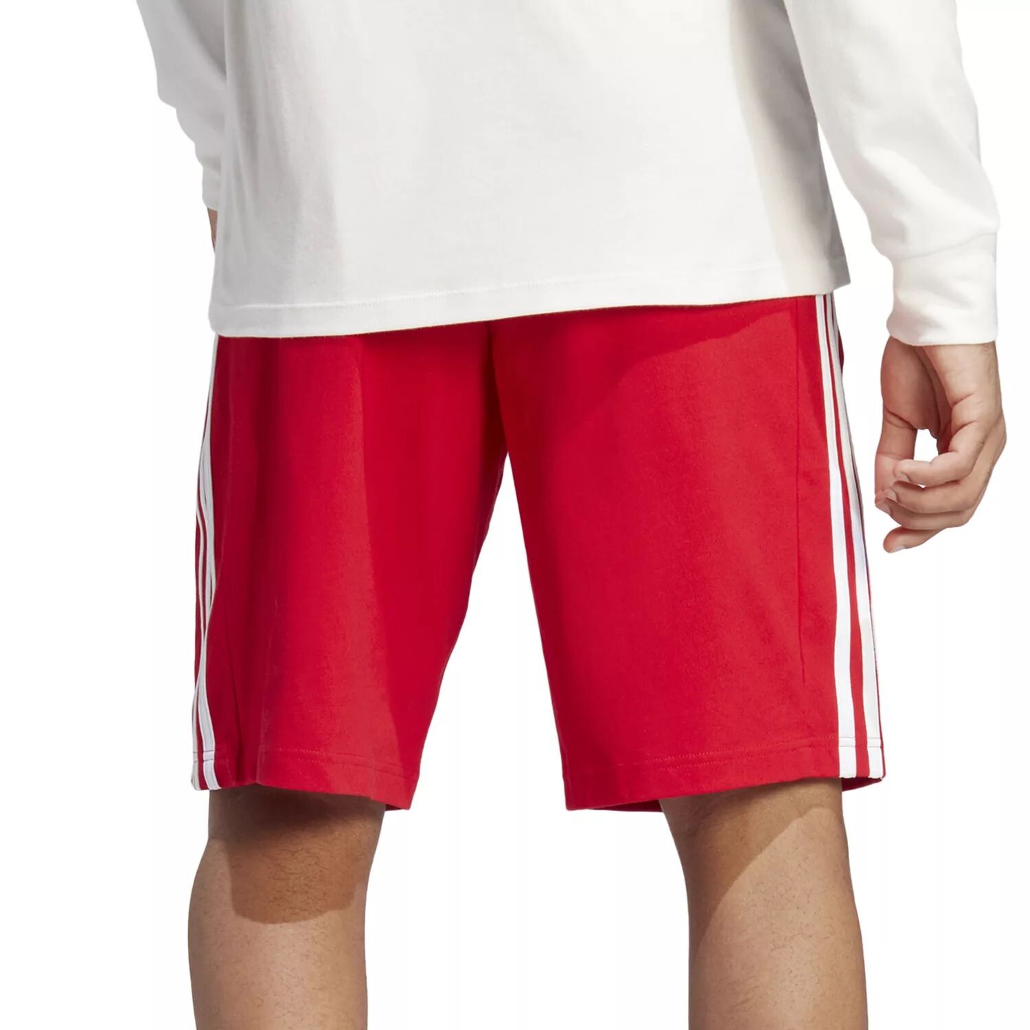 

Трикотажные шорты Big & Tall Essentials с тремя полосками adidas