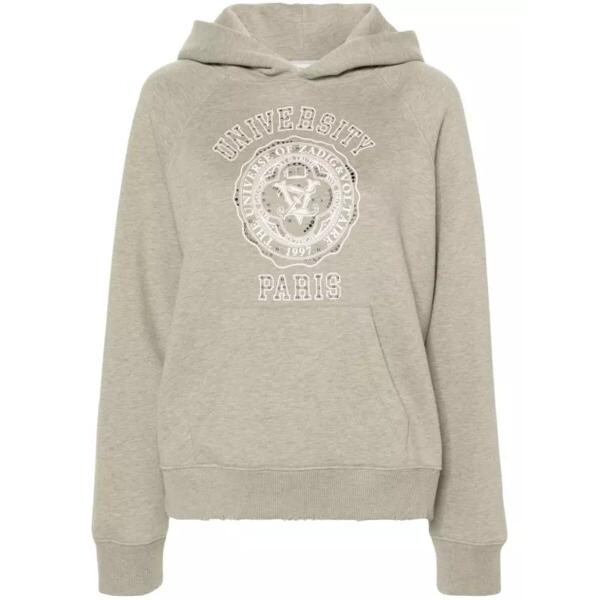 

Футболка georgy graphic-print hoodie Zadig & Voltaire, бежевый