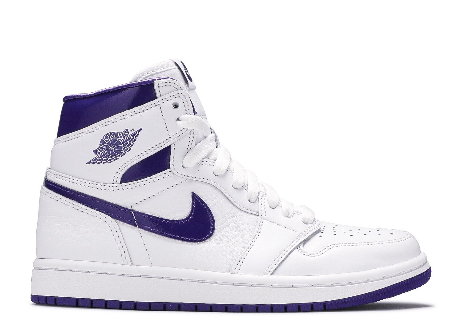 

Кроссовки Air Jordan Air Jordan 1 Retro High Og Ps 'Court Purple', белый