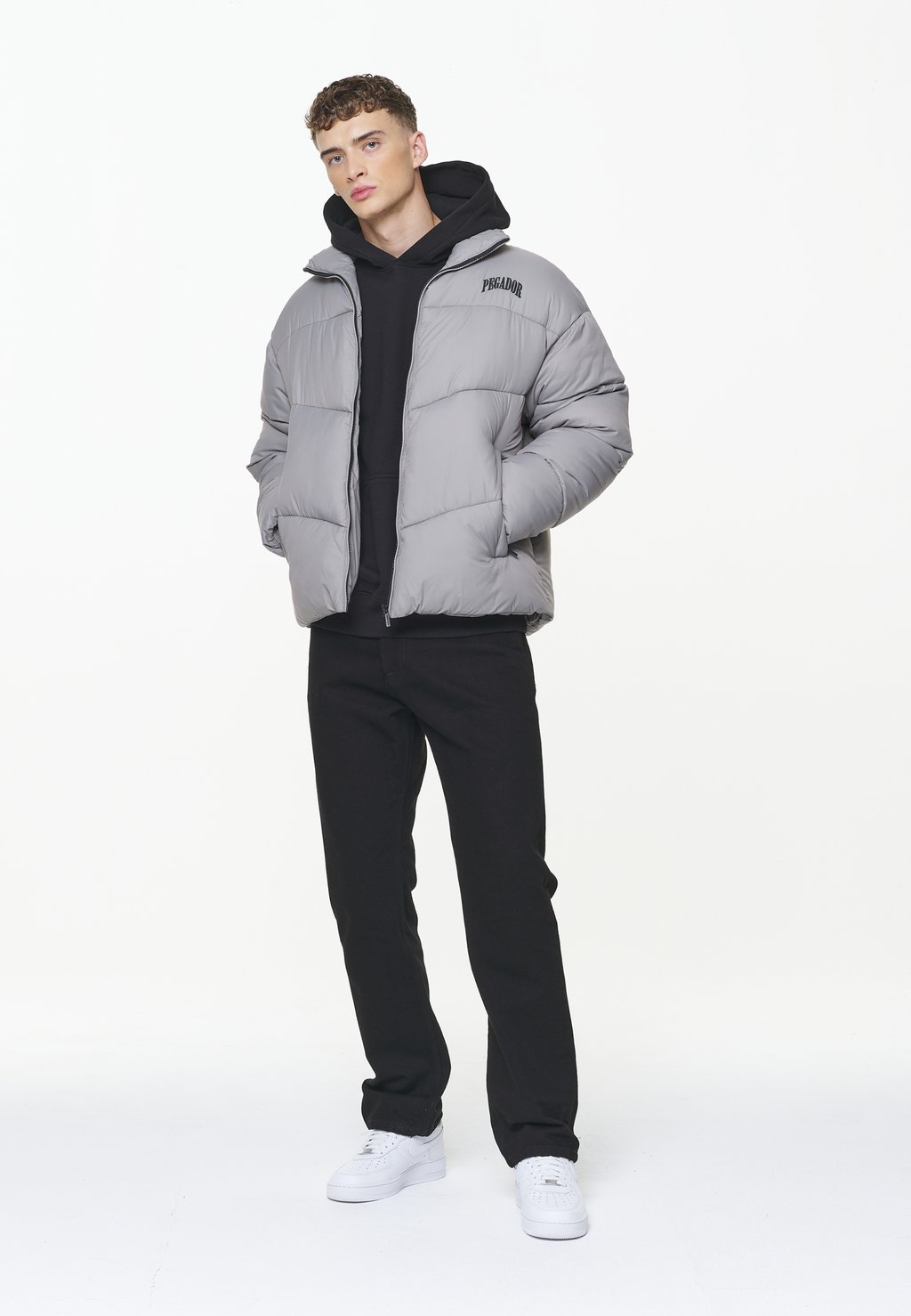 цена Зимняя куртка Pegador NEUM PUFFER JACKET, цвет rock grey