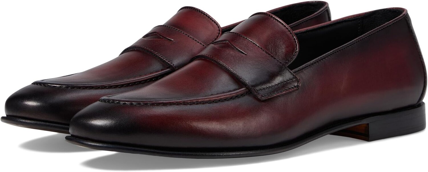 Лоферы Corazzano Penny Loafer Massimo Matteo, цвет Burgundy