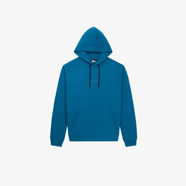 

Хлопковая толстовка свободного кроя с логотипом The Kooples, синий
