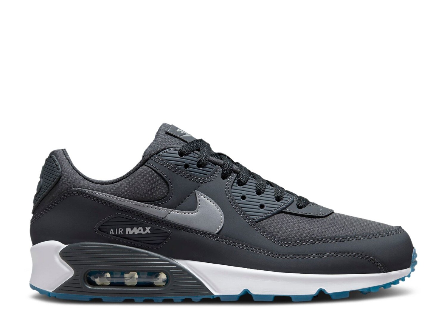 

Кроссовки Nike Air Max 90 'Reflective Swoosh - Anthracite Industrial Blue', черный
