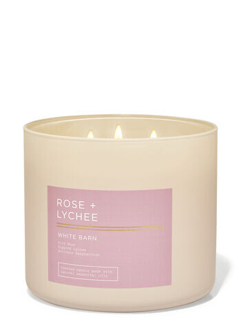 

Свеча с 3 фитилями Rose & Lychee, 14.5 oz / 411 g, Bath and Body Works