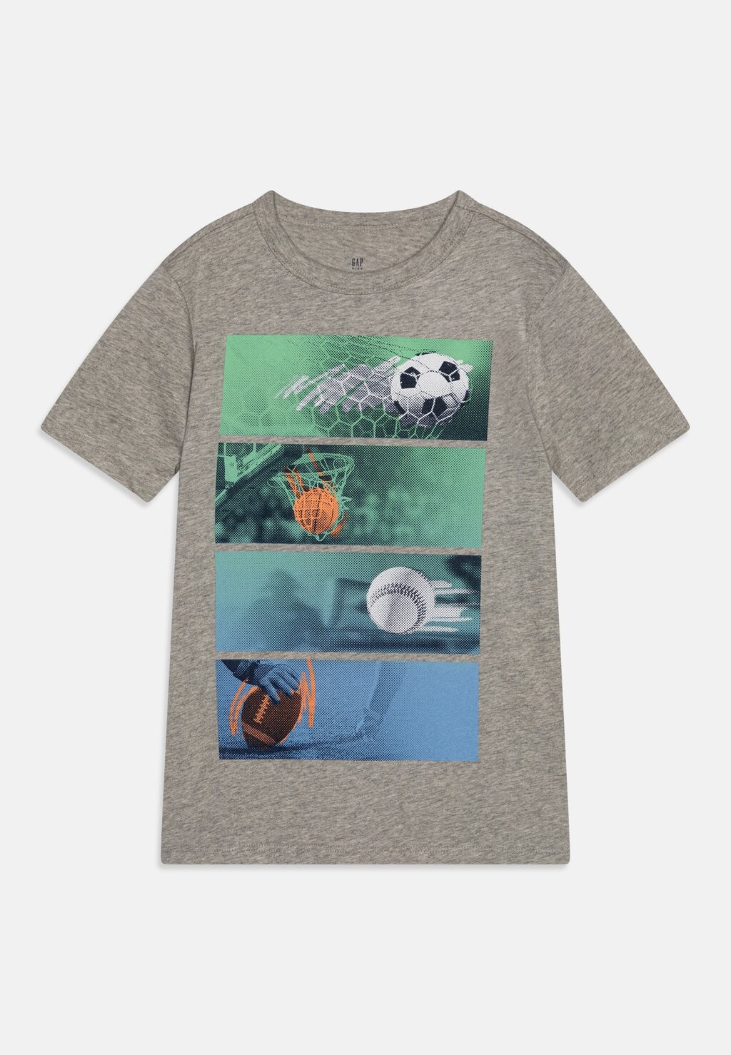 

Футболка с принтом VALUE BOYS GAP, цвет grey