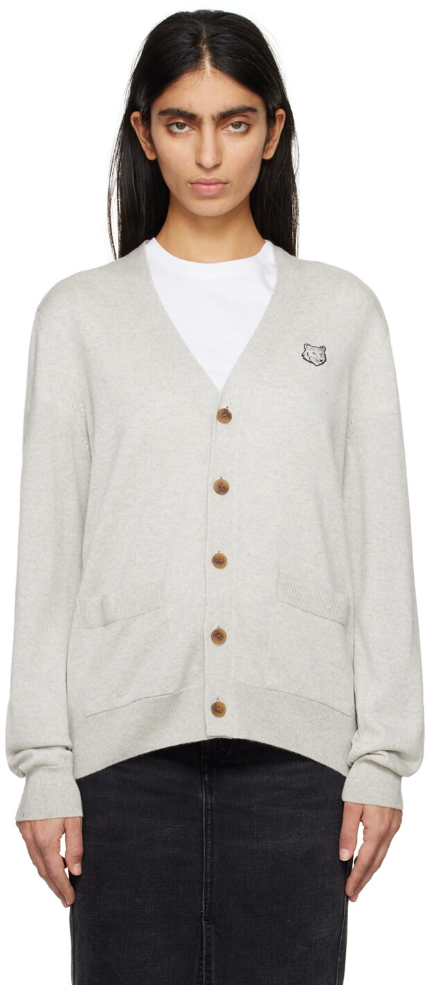 

Серый кардиган Bold Fox Maison Kitsune