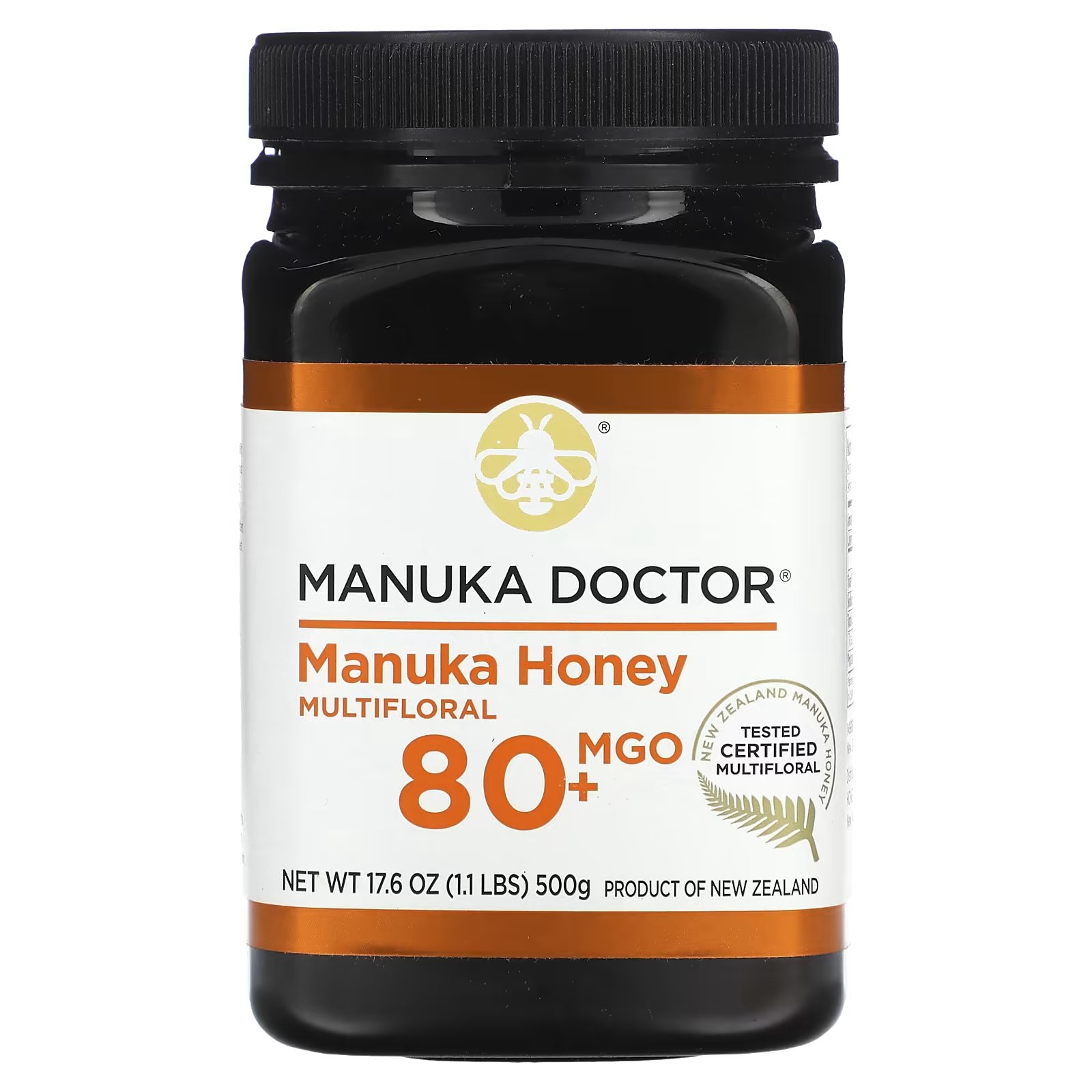 

Мультифлоральный мед манука Manuka Doctor MGO 80+