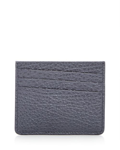 

P4455 Кожаный футляр для визиток Maison Margiela, цвет Gray