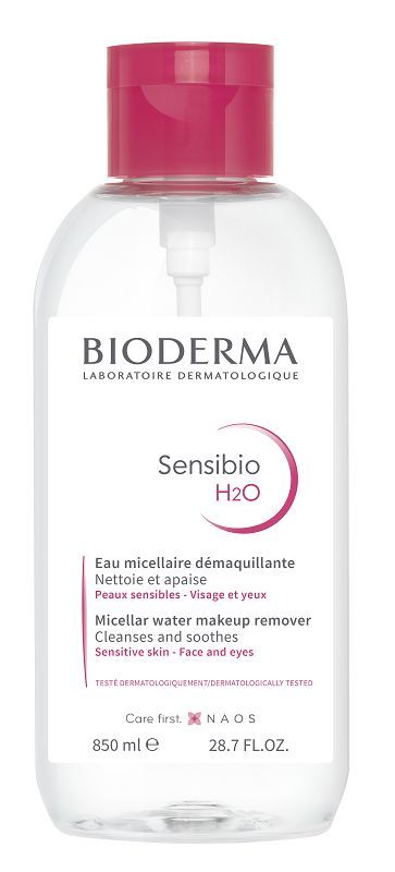 bioderma набор мицеллярная вода h2o 2х100 мл bioderma sensibio Bioderma Sensibio H2O мицеллярная вода, 850 ml