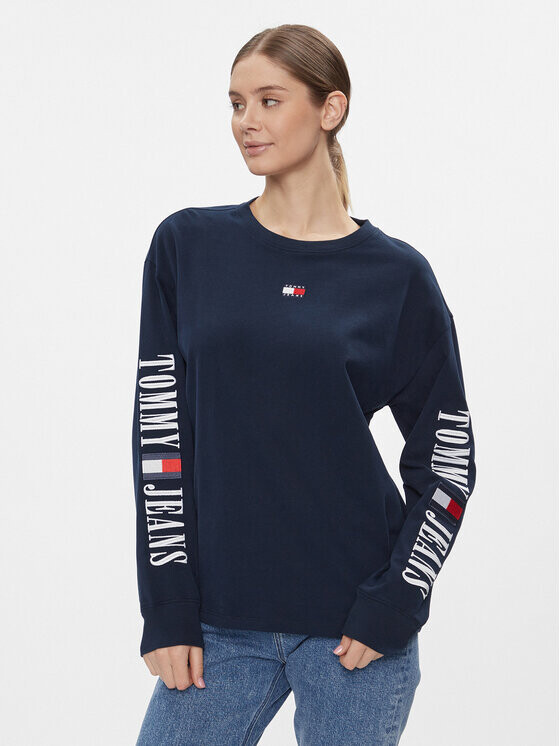 

Блуза свободного кроя Tommy Jeans, синий