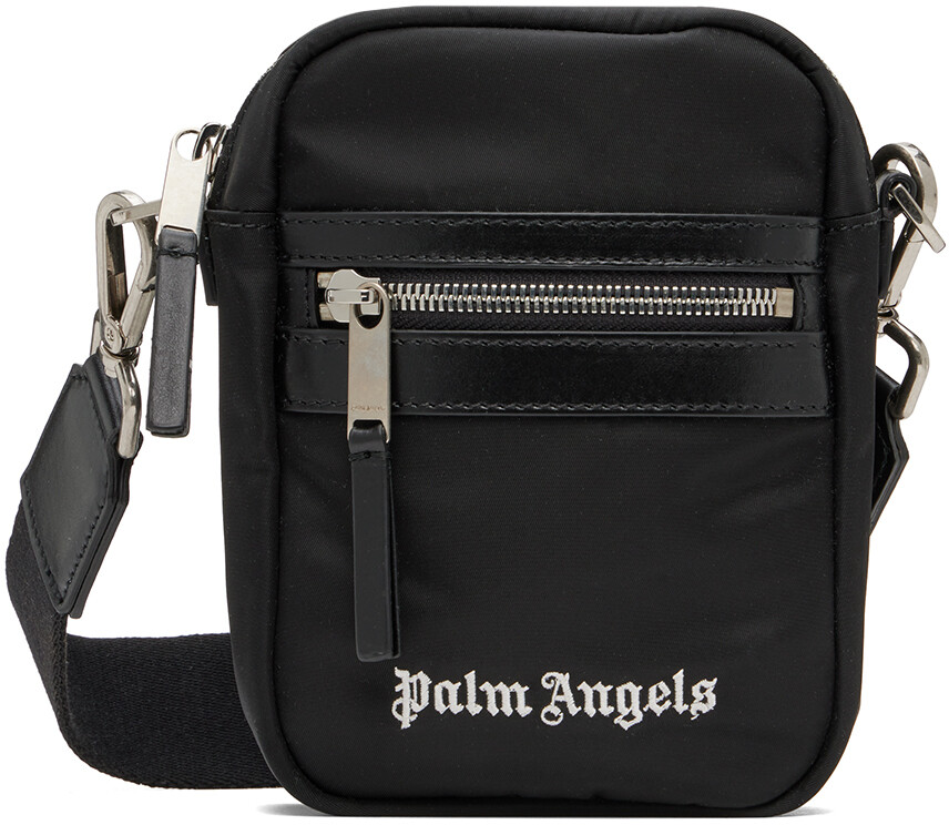 

Черная классическая сумка через плечо Track Palm Angels