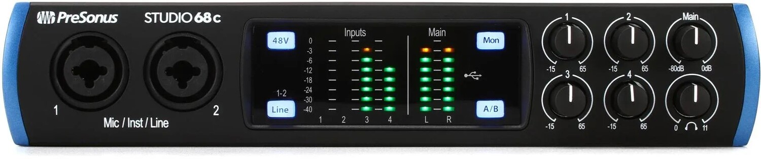 

Аудиоинтерфейс PreSonus Studio 68c USB-C