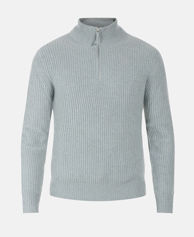 

Кашемировый пуловер FTC Cashmere, серебряный