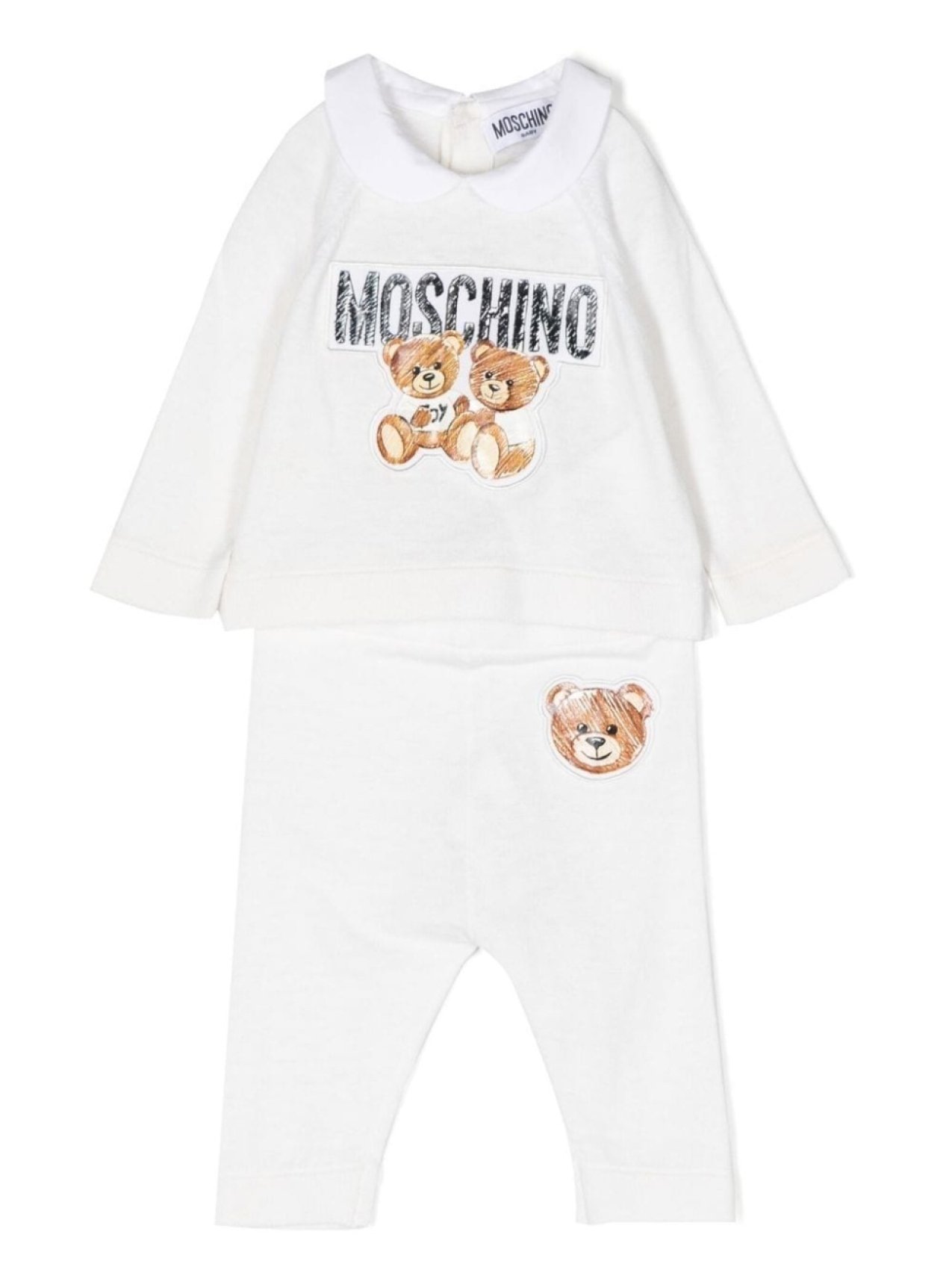 

Moschino Kids спортивный костюм Toy Bear, нейтральный цвет