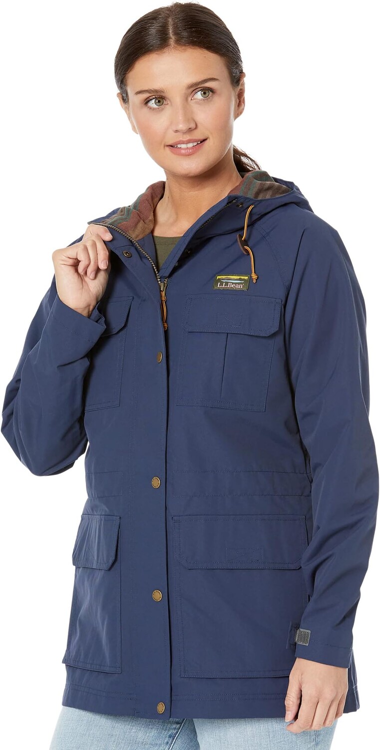 

Куртка Petite Mountain Classic Water Resistant Jacket L.L.Bean, цвет Nautical Navy
