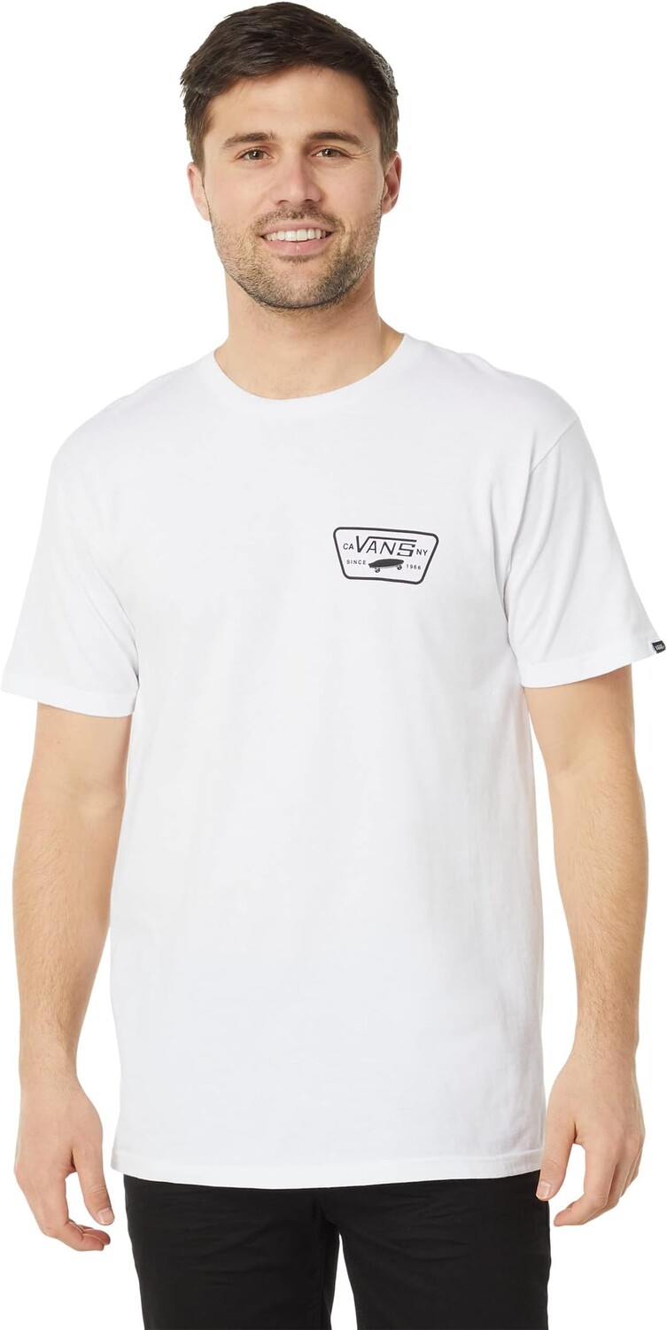 

Футболка с короткими рукавами и полной нашивкой на спине Vans, цвет White/Black