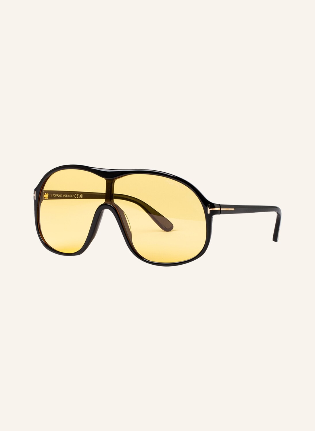 

Солнцезащитные очки drew ft0964 TOM FORD, цвет 1330D1 - SCHWARZ/GELB