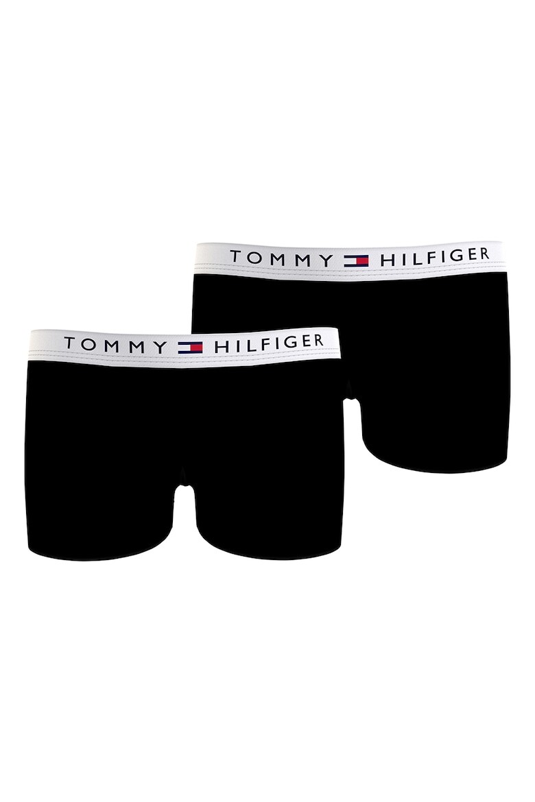 

Боксеры с логотипом на поясе - 2 пары Tommy Hilfiger, черный