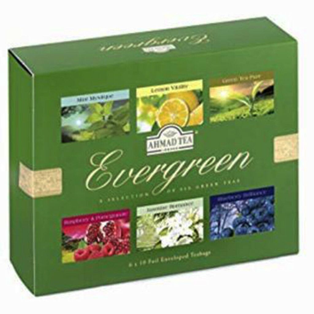

Набор зеленого чая Ahmad Evergreen 6 видов чая 60 пакетиков Green Tea Tea Collection Sonstige