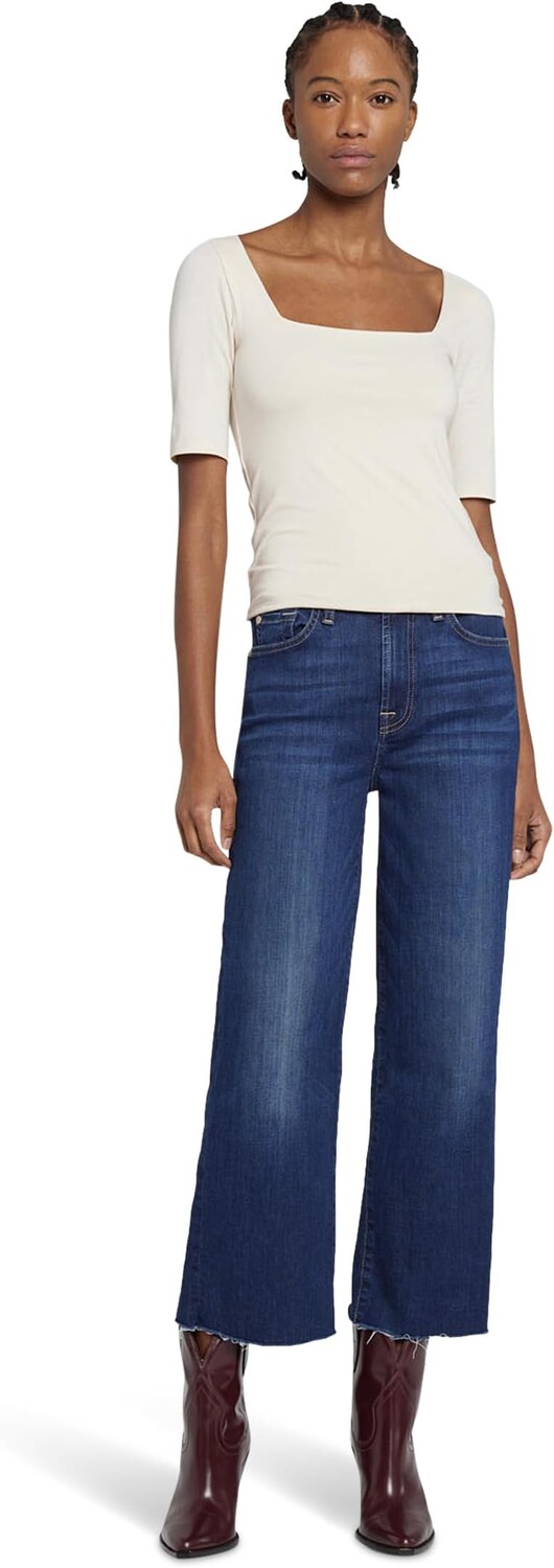 

Джинсы Cropped Alexa in Meisa 7 For All Mankind, цвет Meisa