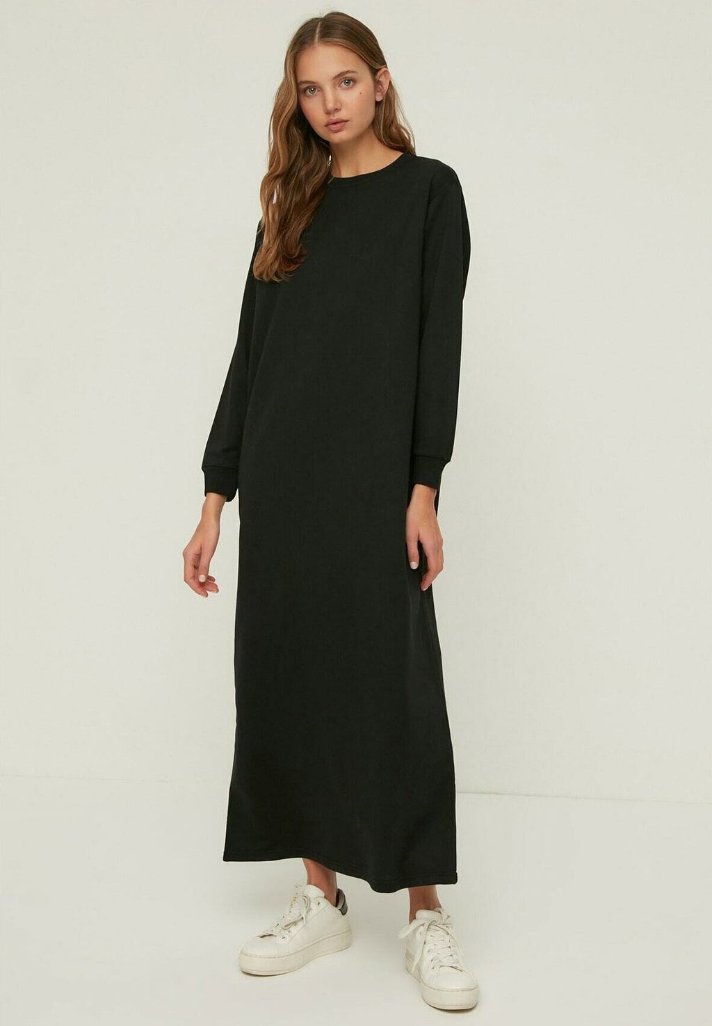 Платье макси Trendyol Modest, цвет black платье блузка trendyol modest цвет brown