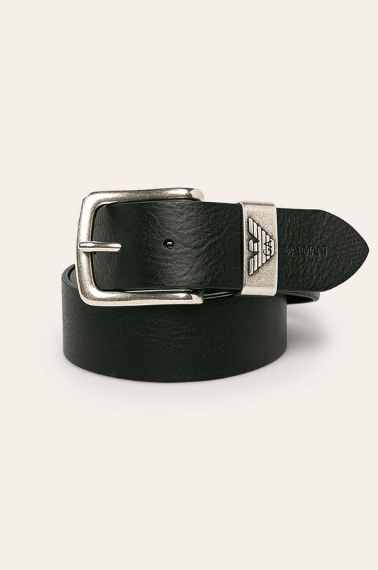 

Кожаный ремень Emporio Armani, черный
