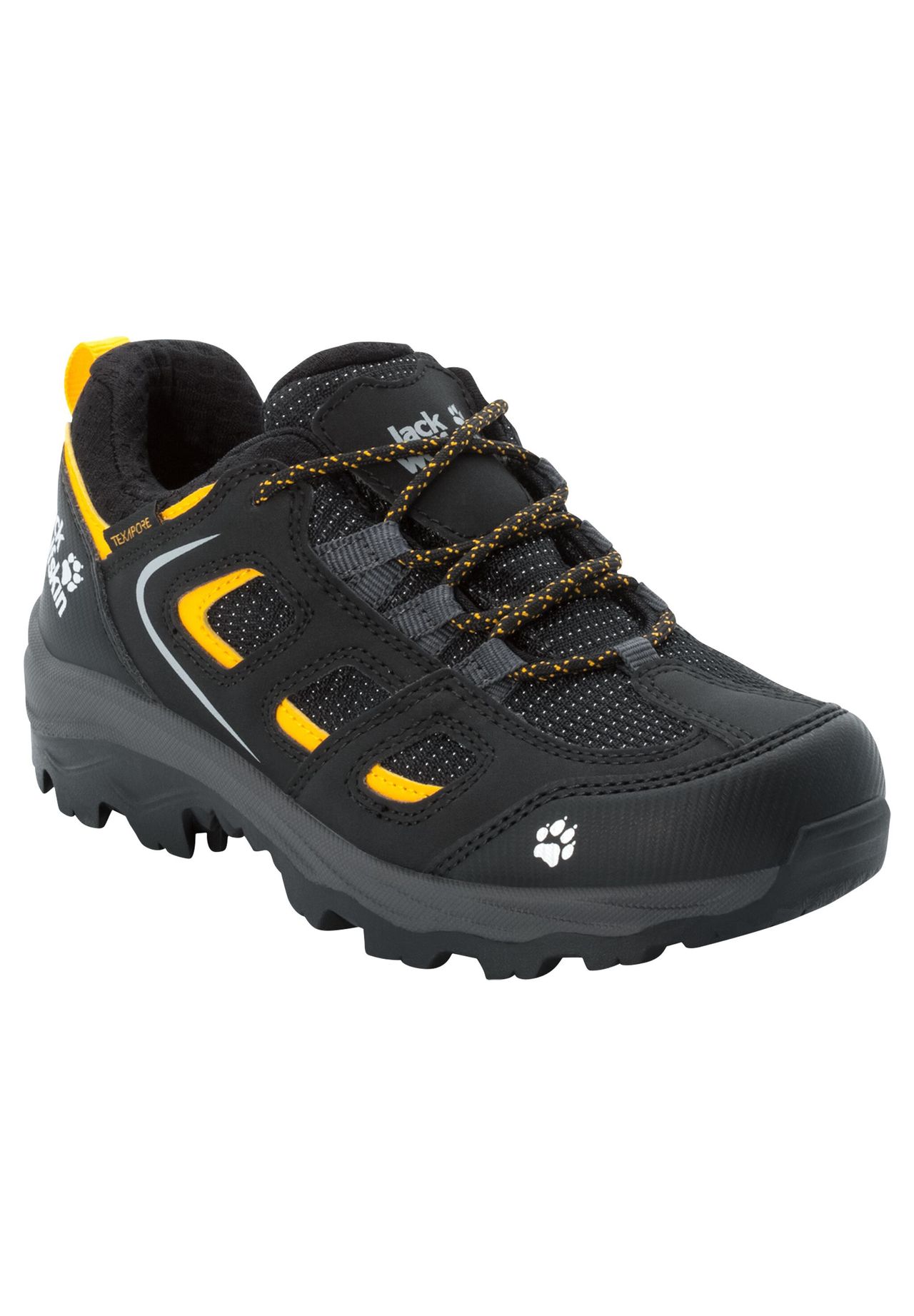 

Кроссовки VOJO TEXAPORE LOW Jack Wolfskin, цвет Black Burly Yellow