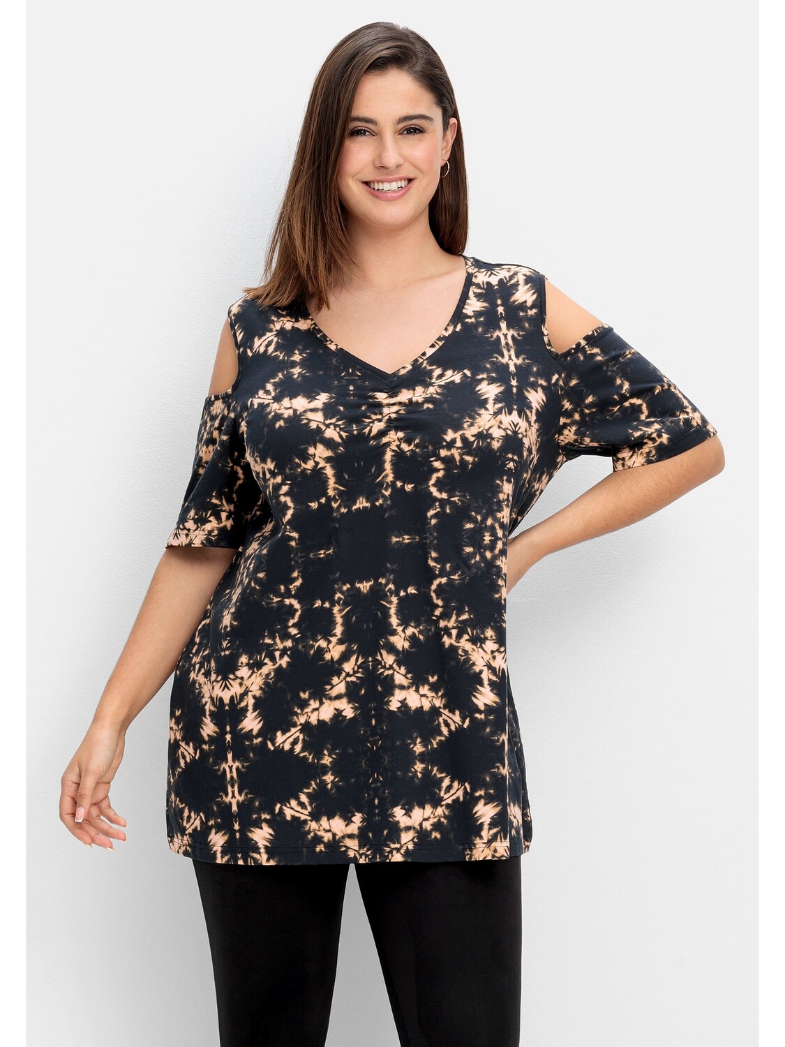 

Футболка sheego Batik, черный