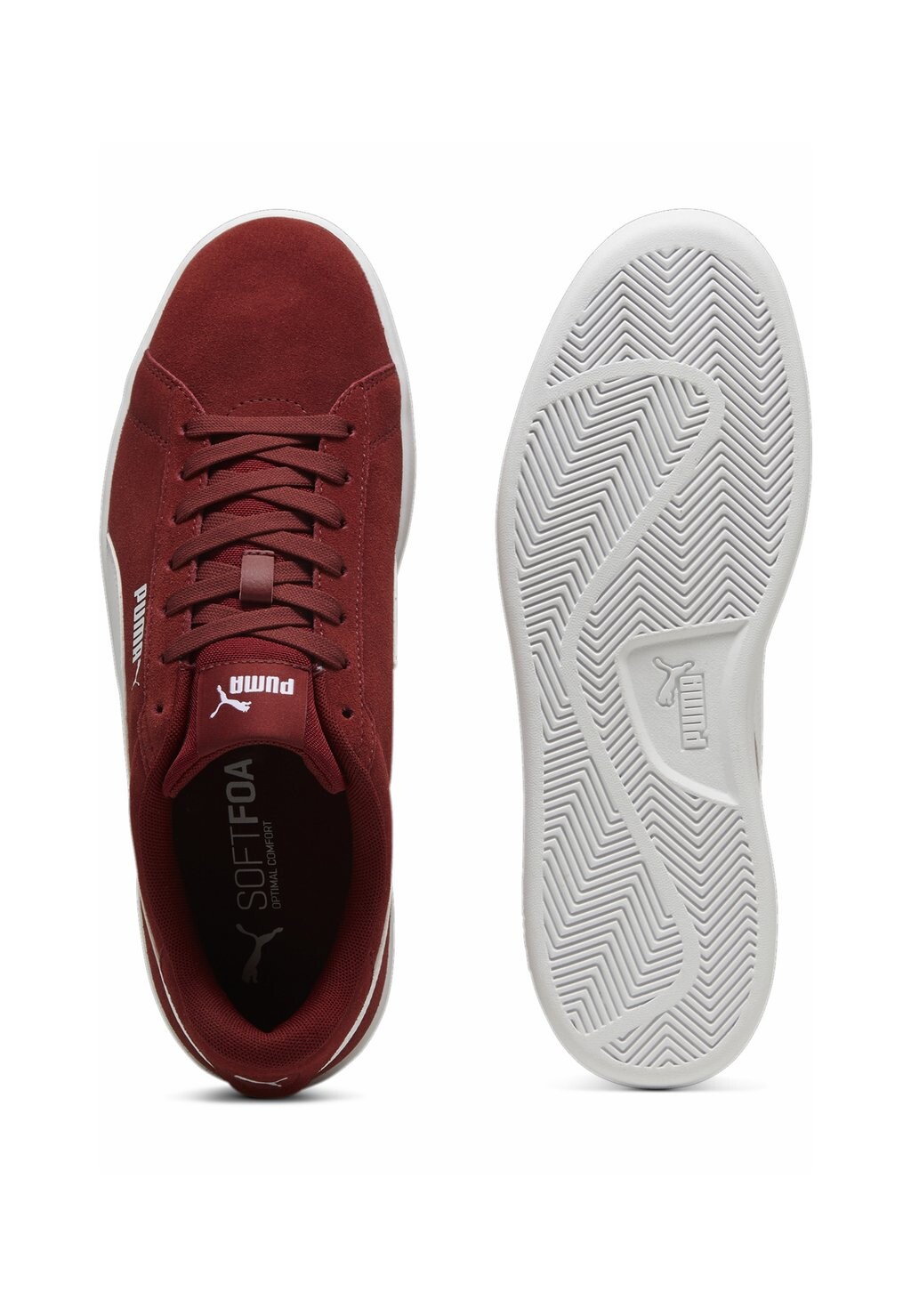 

Кроссовки на шнуровке SMASH 3.0 Puma, красный