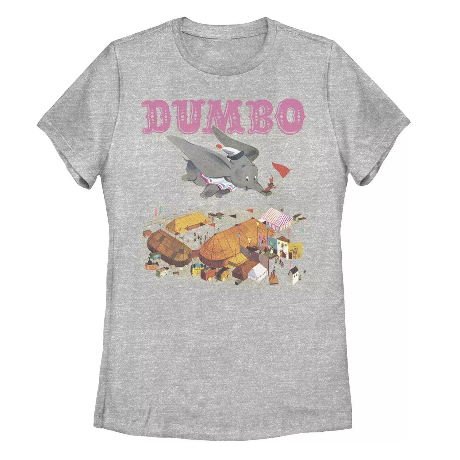 

Детская футболка Disney Dumbo в винтажном стиле с книжным портретом и летающим портретом Licensed Character
