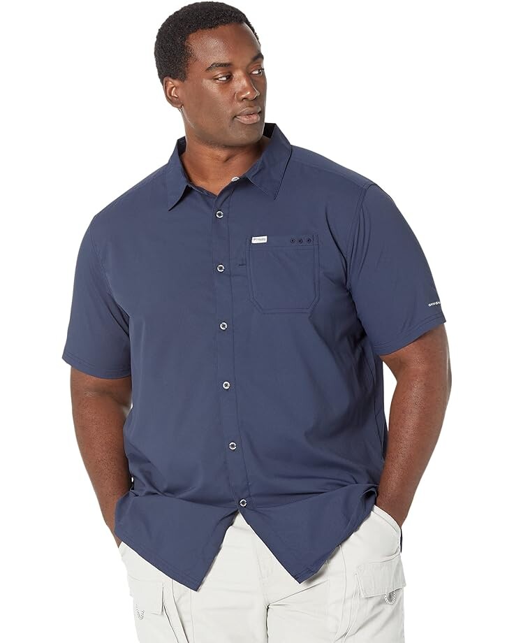 

Рубашка Columbia Big & Tall Slack Tide Camp Shirt, нави