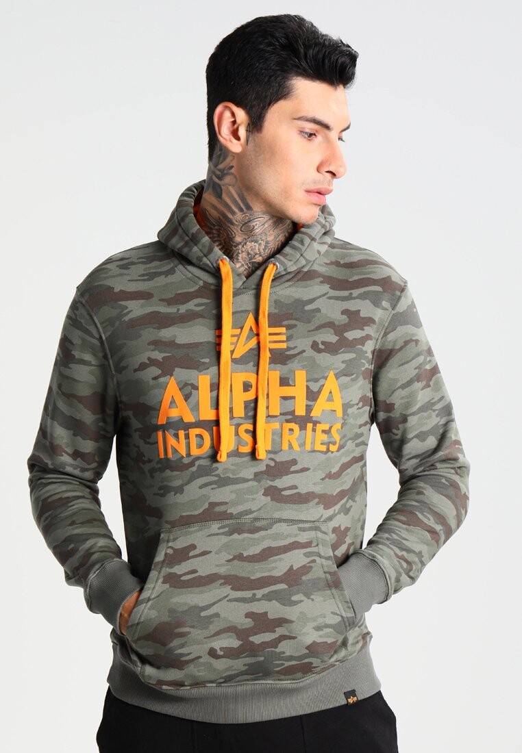 Толстовка PRINT Alpha Industries, вереск зеленый брюки вереск размер 164 зеленый